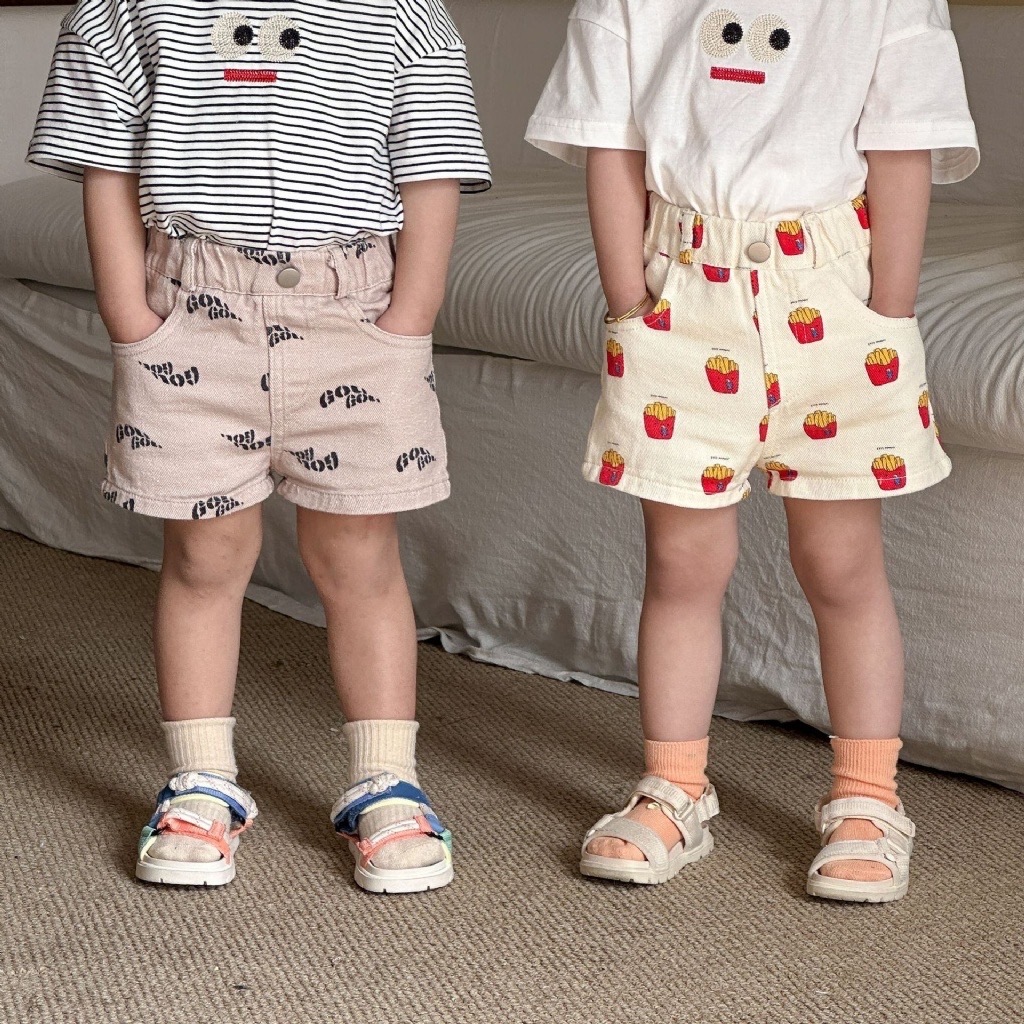 俏皮兄弟姐妹休閒短褲 / 4色