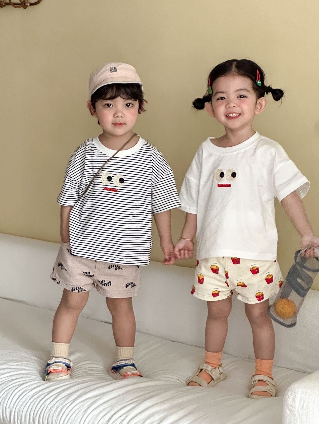 俏皮兄弟姐妹休閒短褲 / 4色