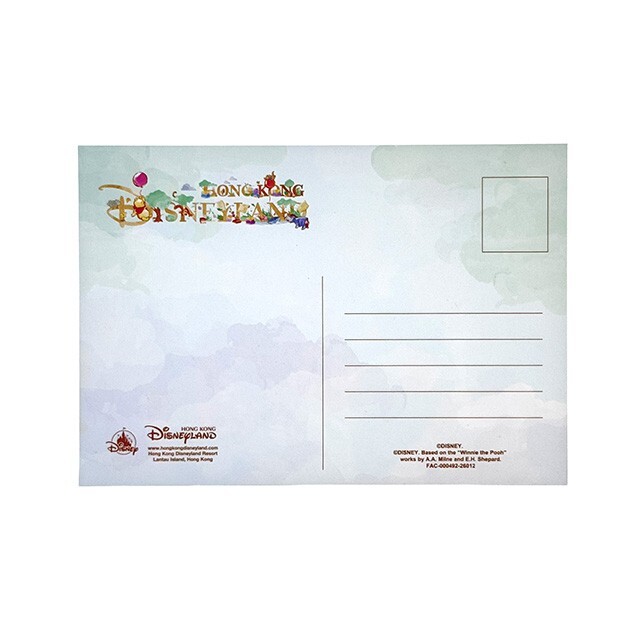 小熊維尼與好友們 甜蜜旅程 圖案 明信片 -香港迪士尼樂園
