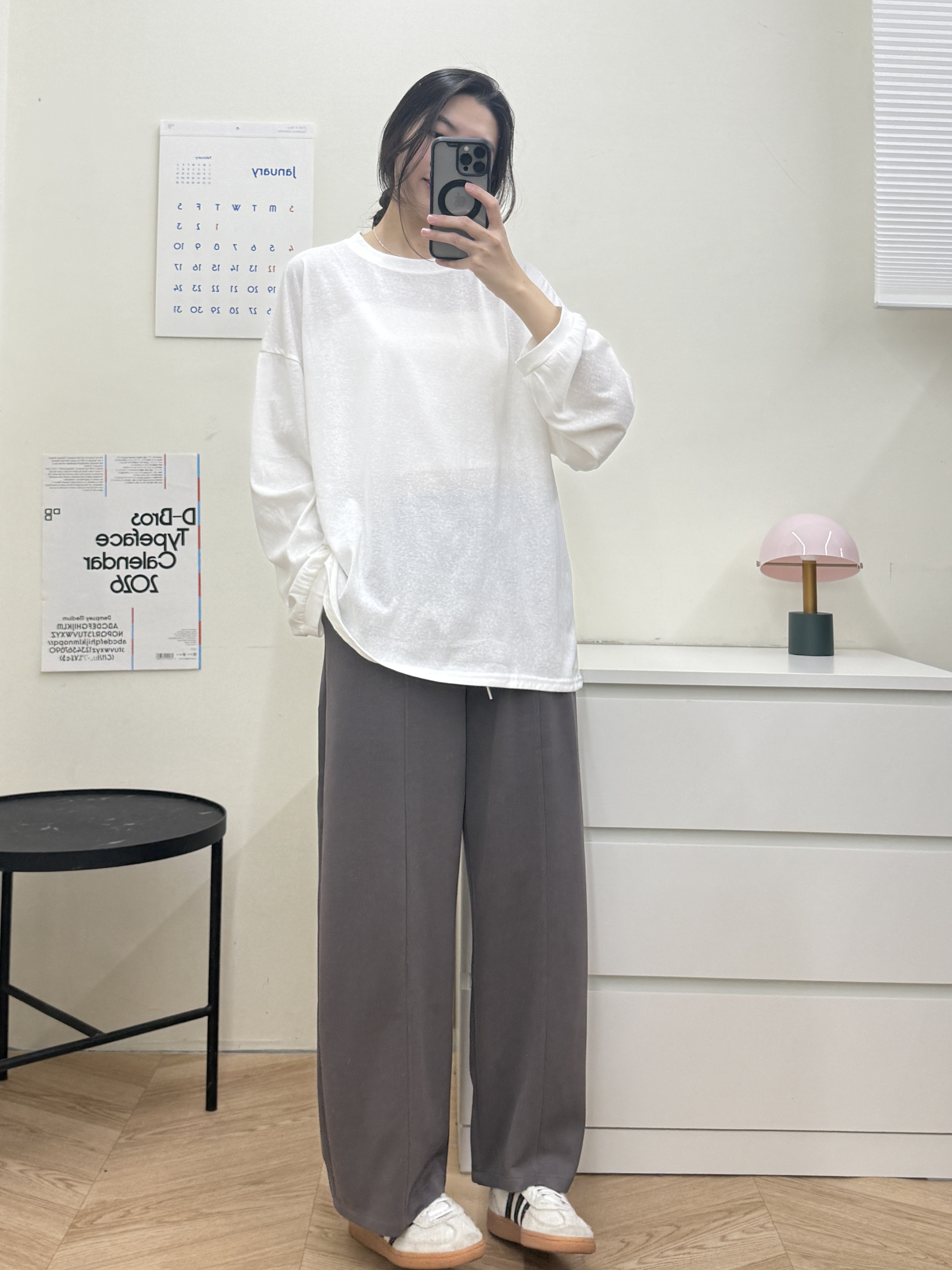 前中線空氣棉舒服褲*4色