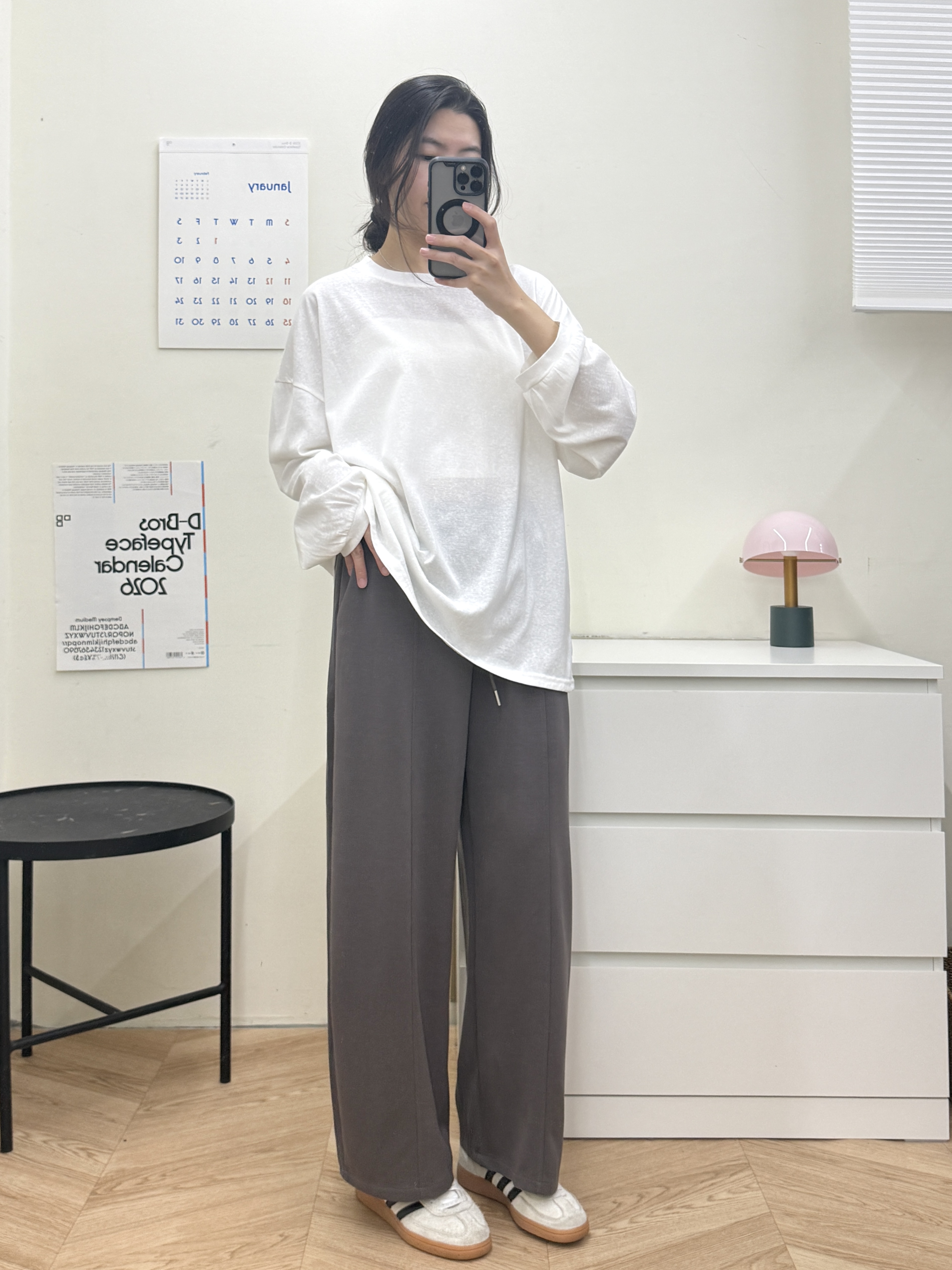 前中線空氣棉舒服褲*4色