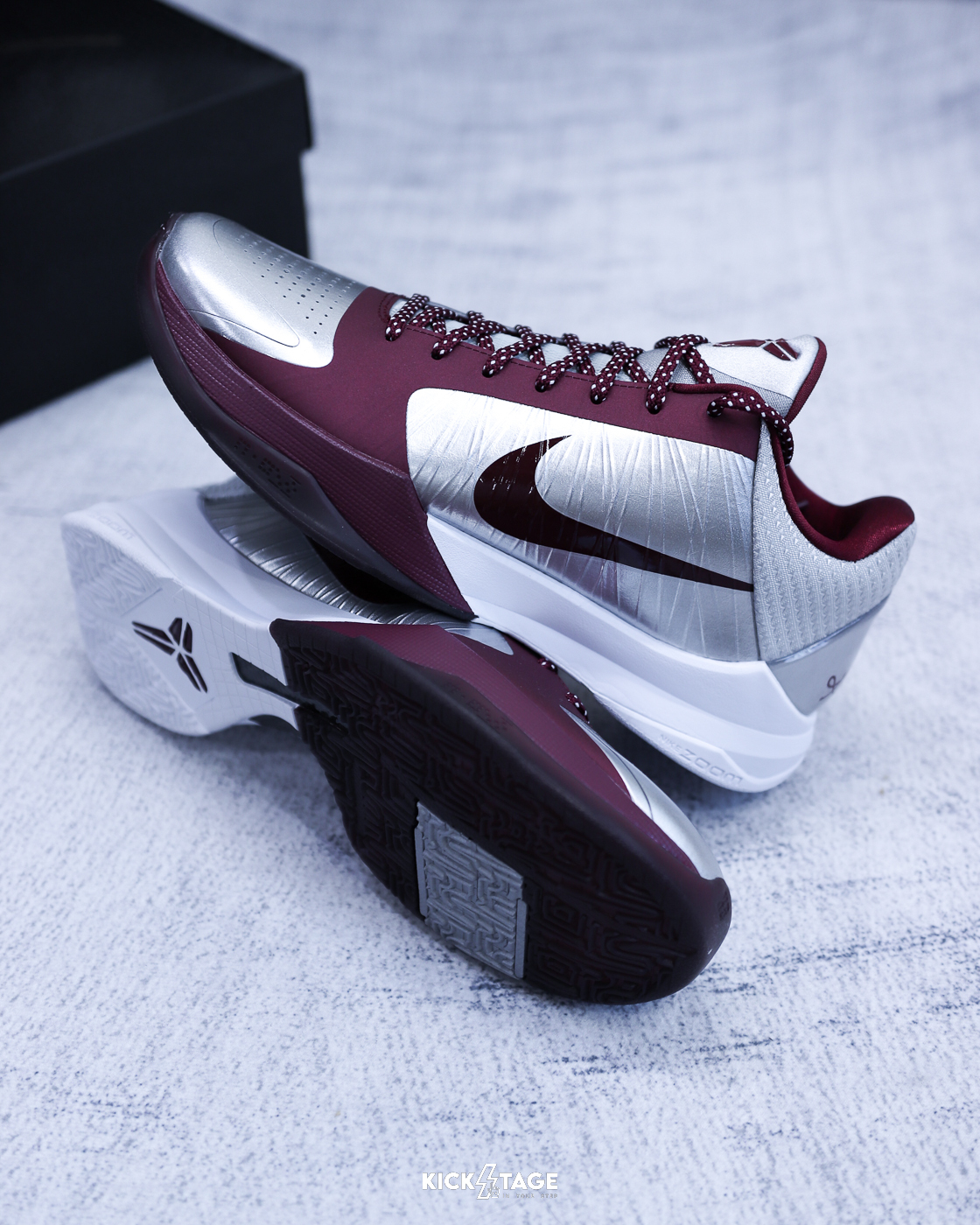 ＜限量商品，售出無退換＞男鞋 NIKE KOBE 5 ACES 黑桃 銀酒紅 科比5 曼巴 實戰 籃球鞋【IM0557-001】