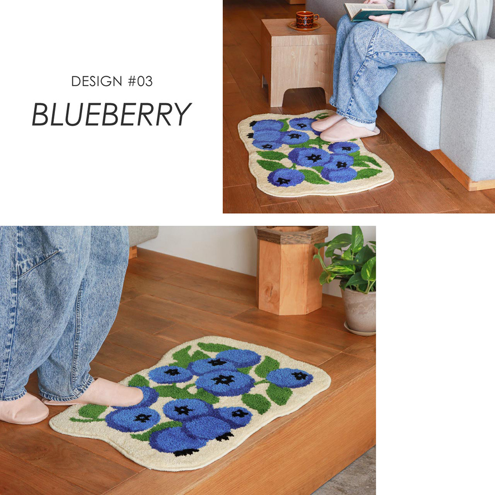 《Creer》EIBORIE簇絨工藝防滑地墊 (3款)