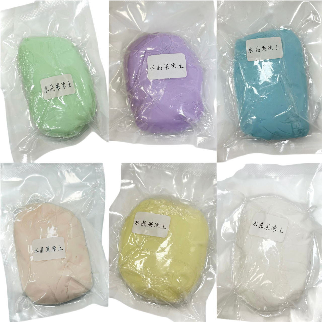 『童話黏土』果凍土 半透明水晶土