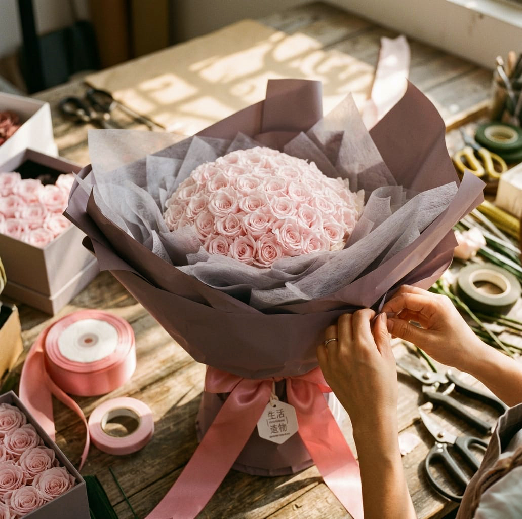 小確幸,保鮮花,永生花 ,保鮮花束 ,香港花店 ,50朵玫瑰  ,HKFlowerShop ,求婚花束 ,生日禮物 ,週年紀念 ,香港網上花店 ,PreservedFlower,送花服務,HKFlowerShop,女朋友禮物,HKGift,