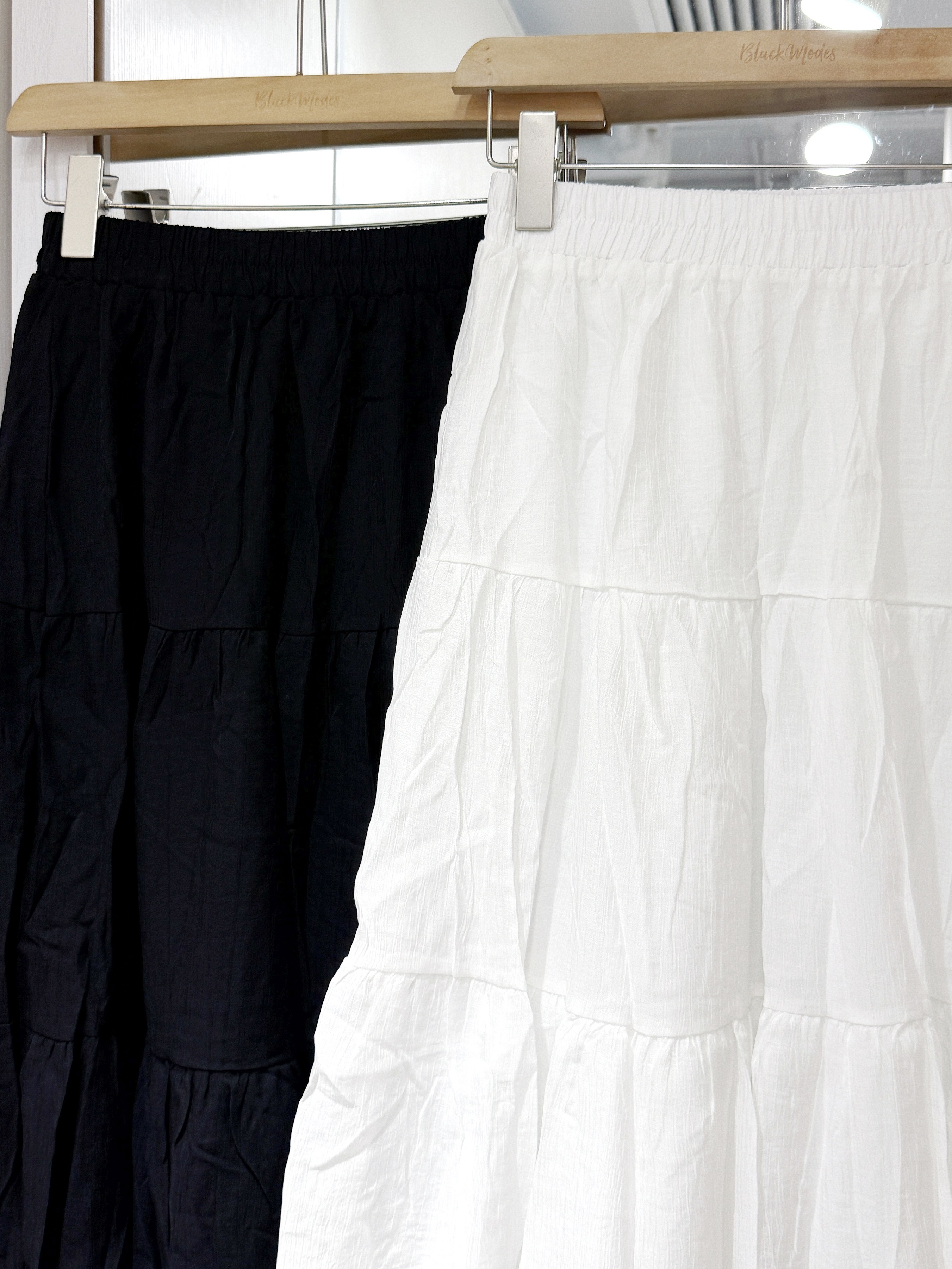 D0521｜日常基本ˎˊ˗ 點綴系透視蕾絲蛋糕長裙