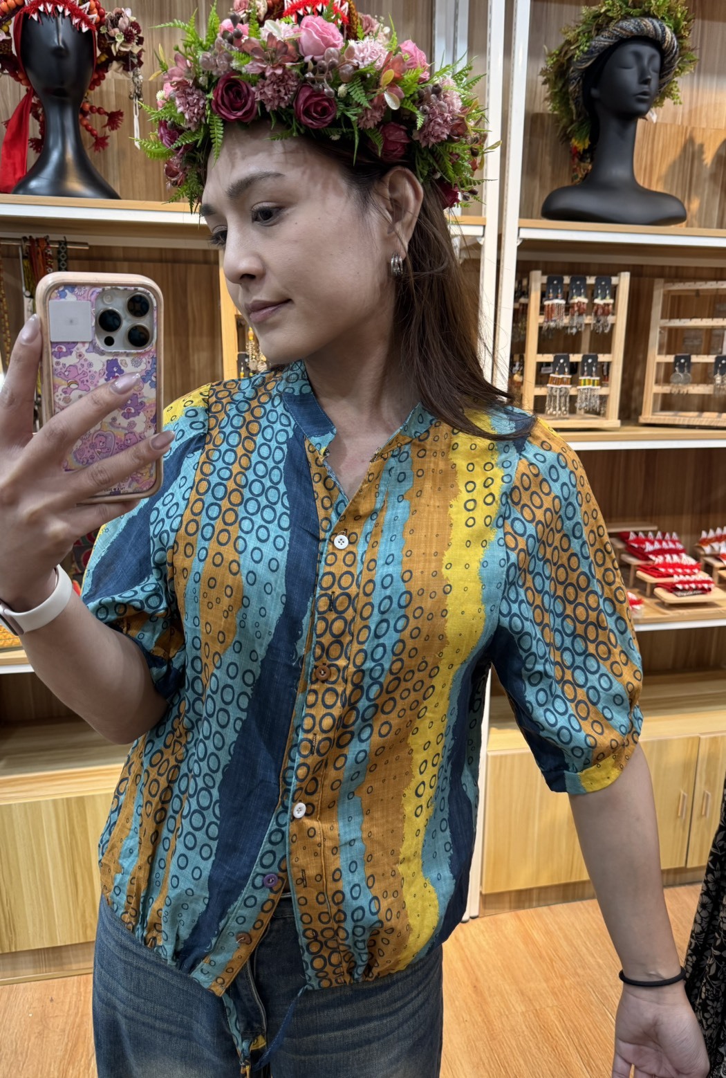 N0.4復古圖騰上衣