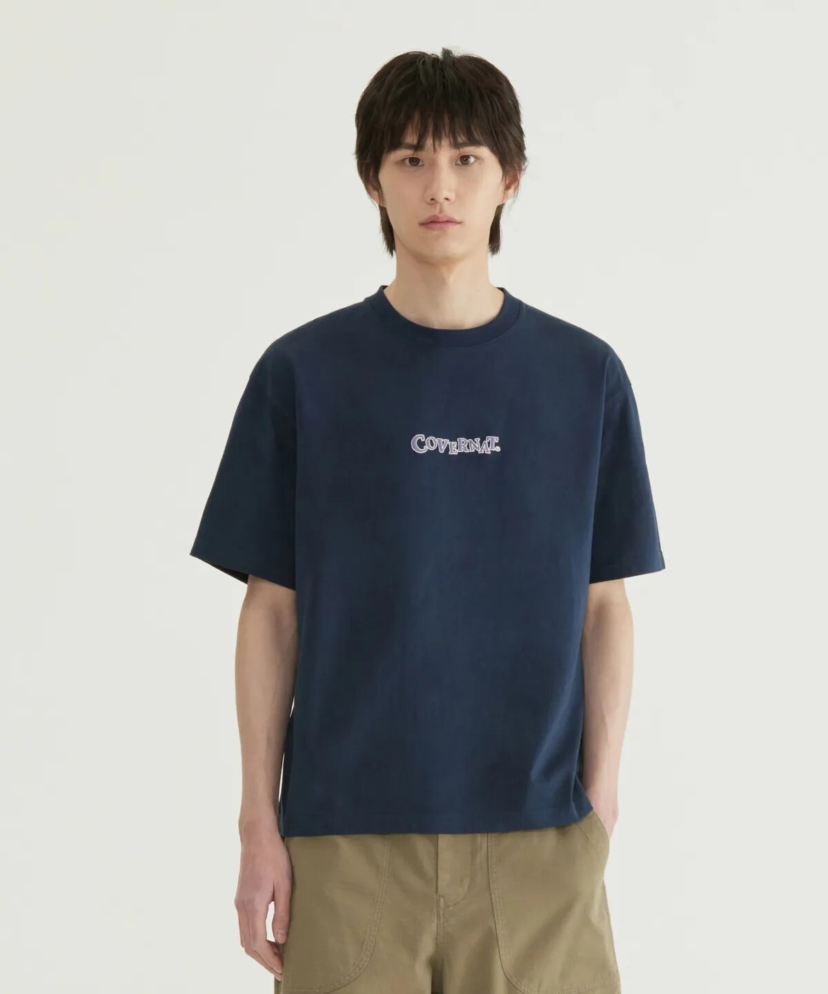 【OWN】Covernat 短袖 上衣 Logo 短T 落肩 寬鬆 休閒 海洋 大海 春夏 不分男女 深藍 白色