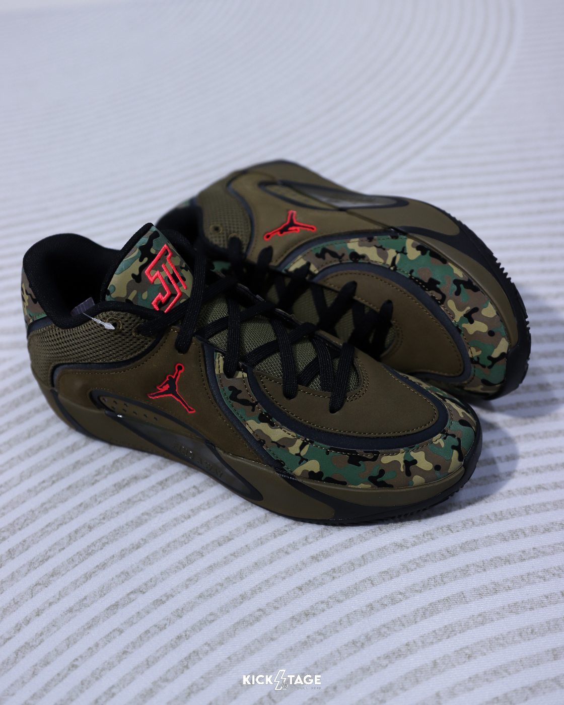 男鞋 NIKE JORDAN TATUM 4 PF 'First Ring' 迷彩綠 氣墊 緩震 實戰鞋 籃球鞋【IQ5240-001】