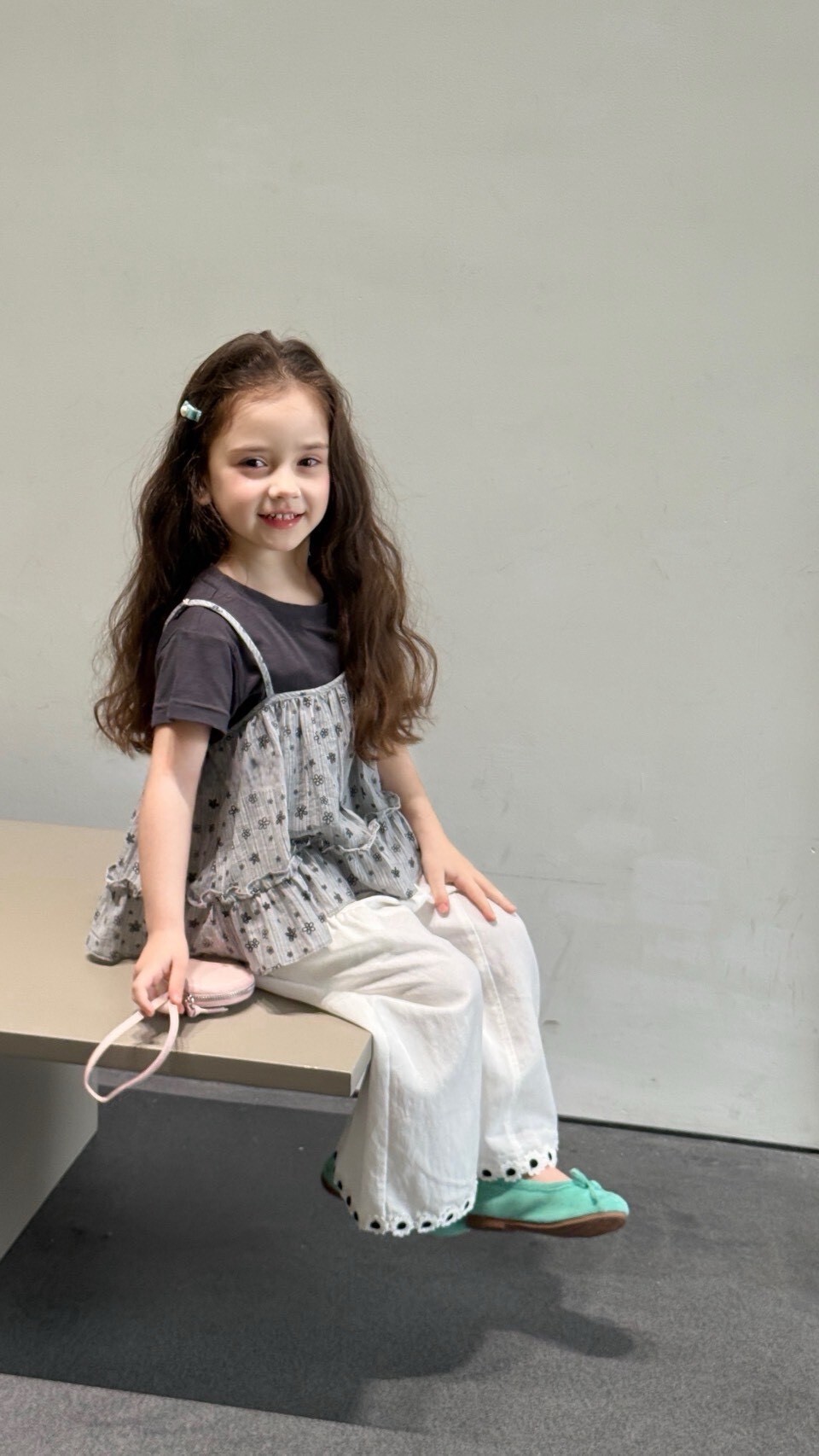 天絲微甜碎花兩件套