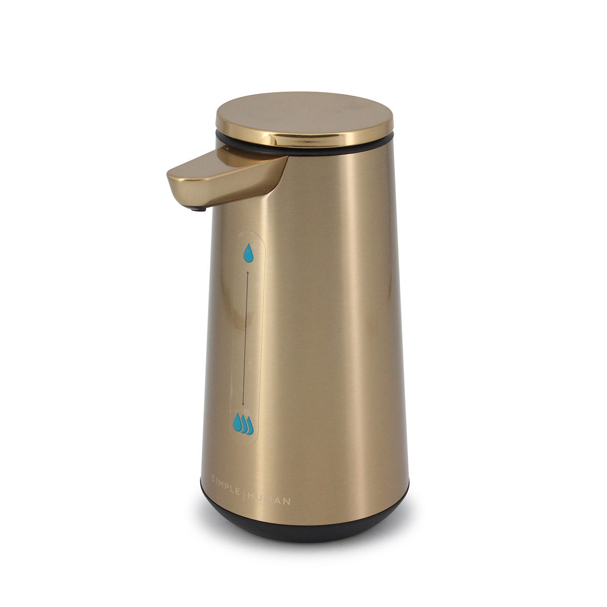 美國品牌SIMPLEHUMAN 10OZ 自動感應泡沫座 -黃銅 -ST1096
