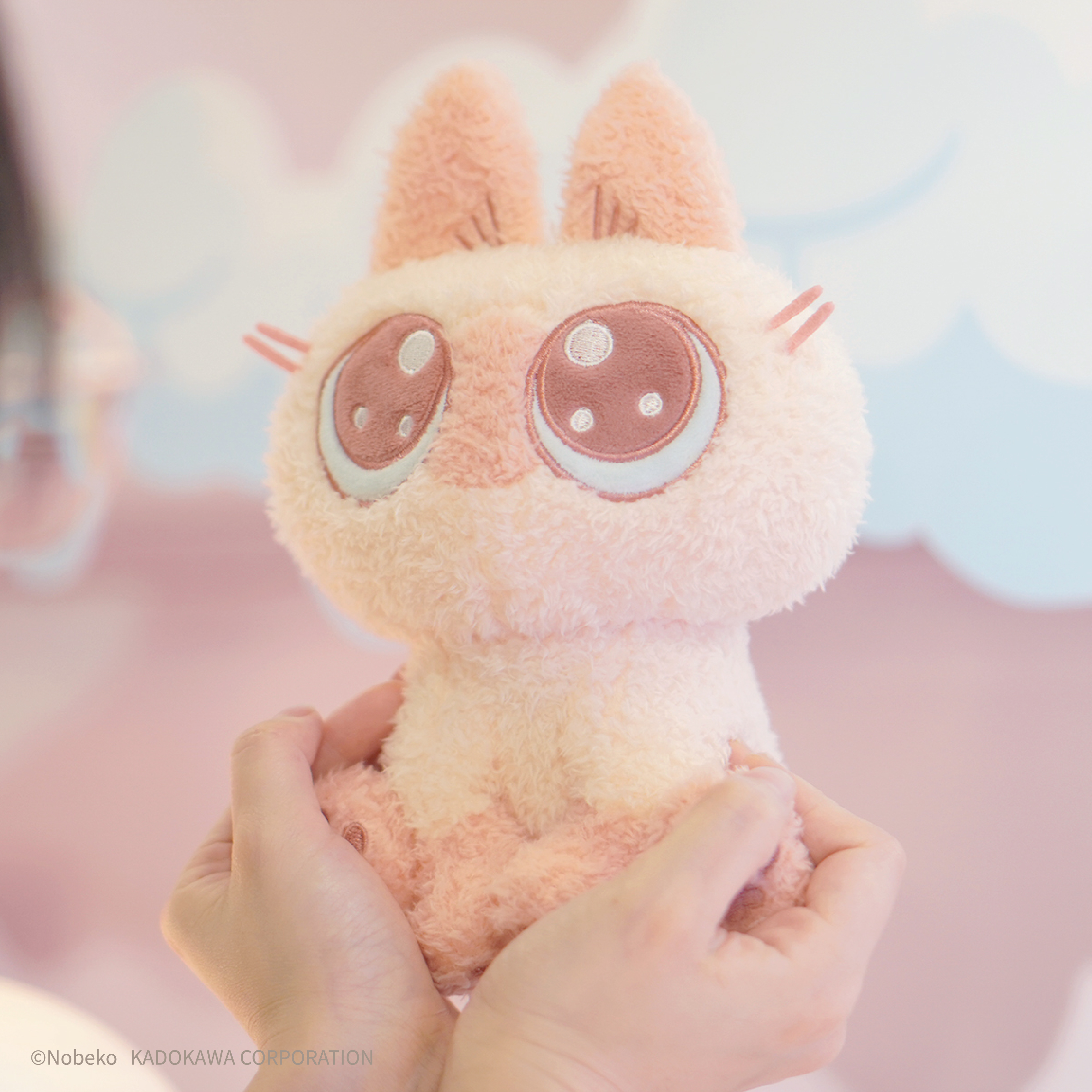 【限量販售】暹羅貓小豆泥-20cm系列毛絨公仔-粉色小呆泥