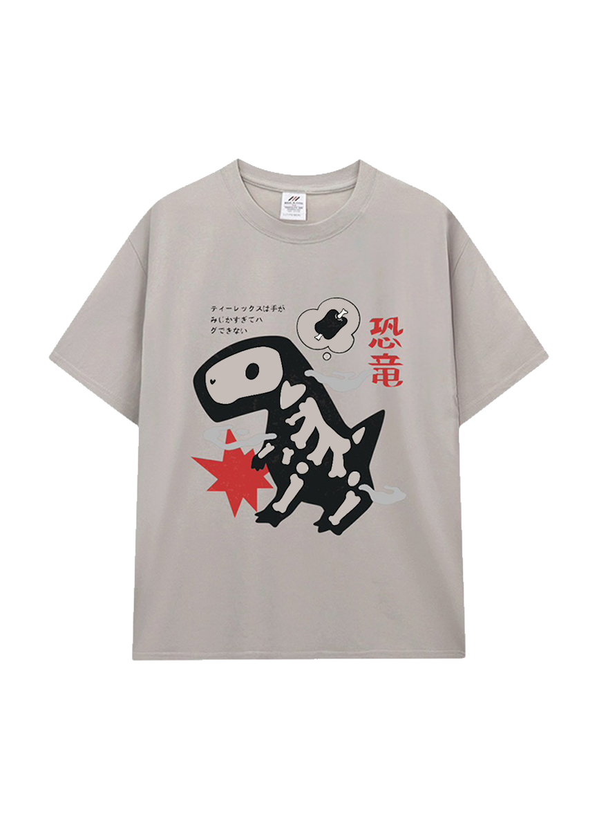 把一點可愛的叛逆，穿進日常｜恐龍插畫 T-shirt 🦖