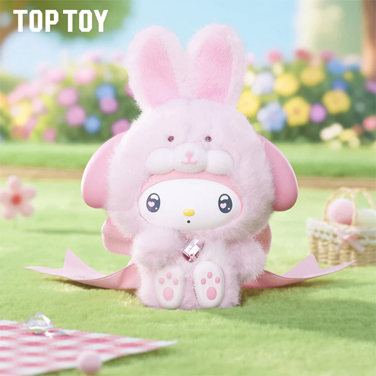 Sanrio characters Diamond Bunny Baby Series Figures Blind Box