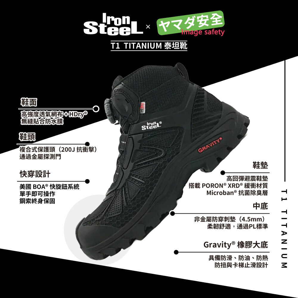 IronSteel 泰坦靴 T1 Titanium