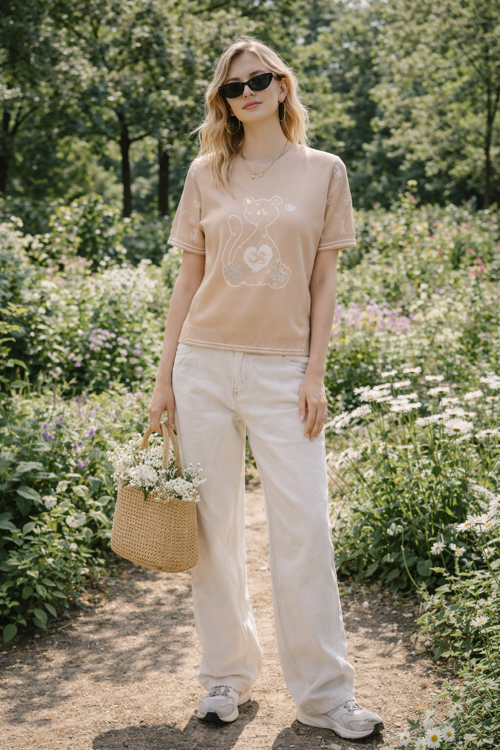 BD10206A1 logo 童趣針織上衣 (2色)