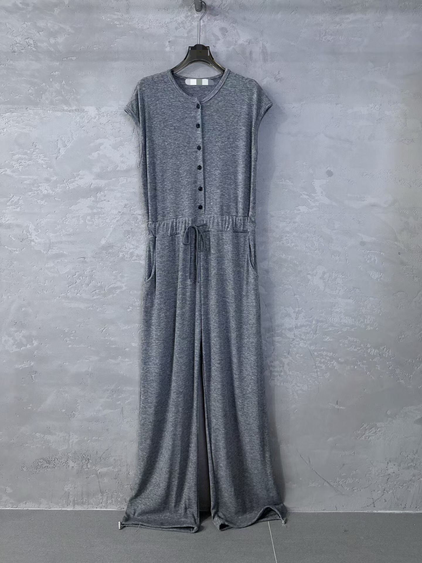 落間親膚棉連身褲（可收腳）