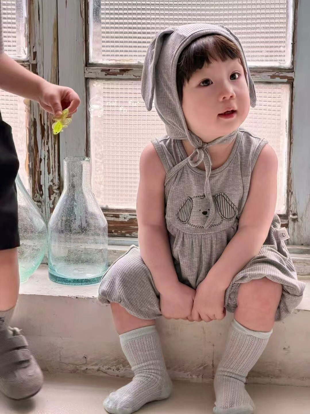 兔兔本人下凡了套裝附帽子