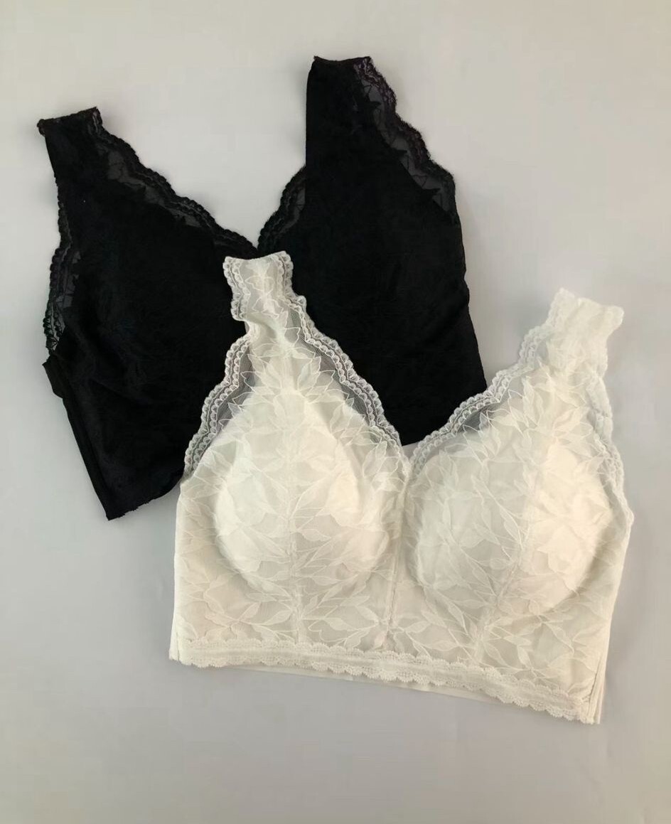 HH74  (BRA TOP ) S-M可穿M size; L-XXL可穿L, 蕾絲乳膠，無痕，SIZE M-L $309