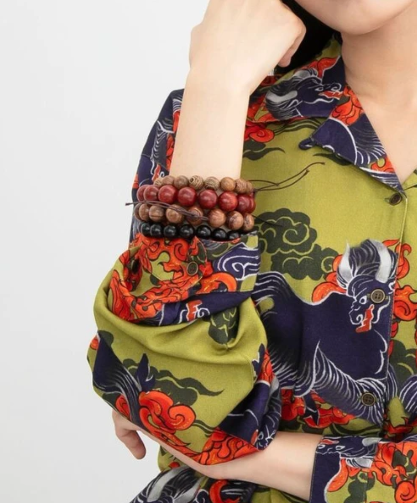 [Amina] 日牌「生命之樹」天然木手鍊 (S)