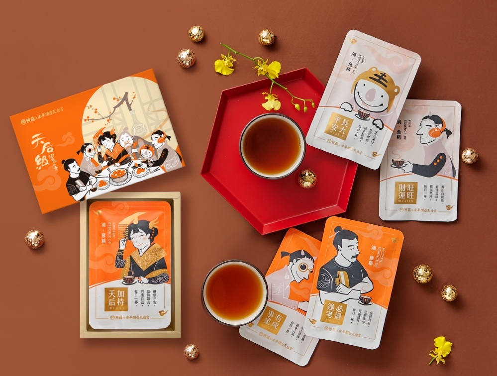 芳茲生技與開台天后宮推出平安祝福禮盒