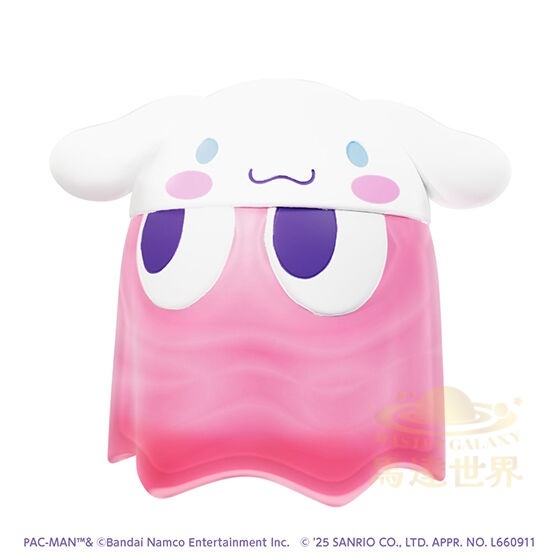 Mega House 扭蛋-吃豆人 x Sanrio 角色 Q 版收藏人偶 Vol. 2 透明色版-  幽靈版玉桂狗