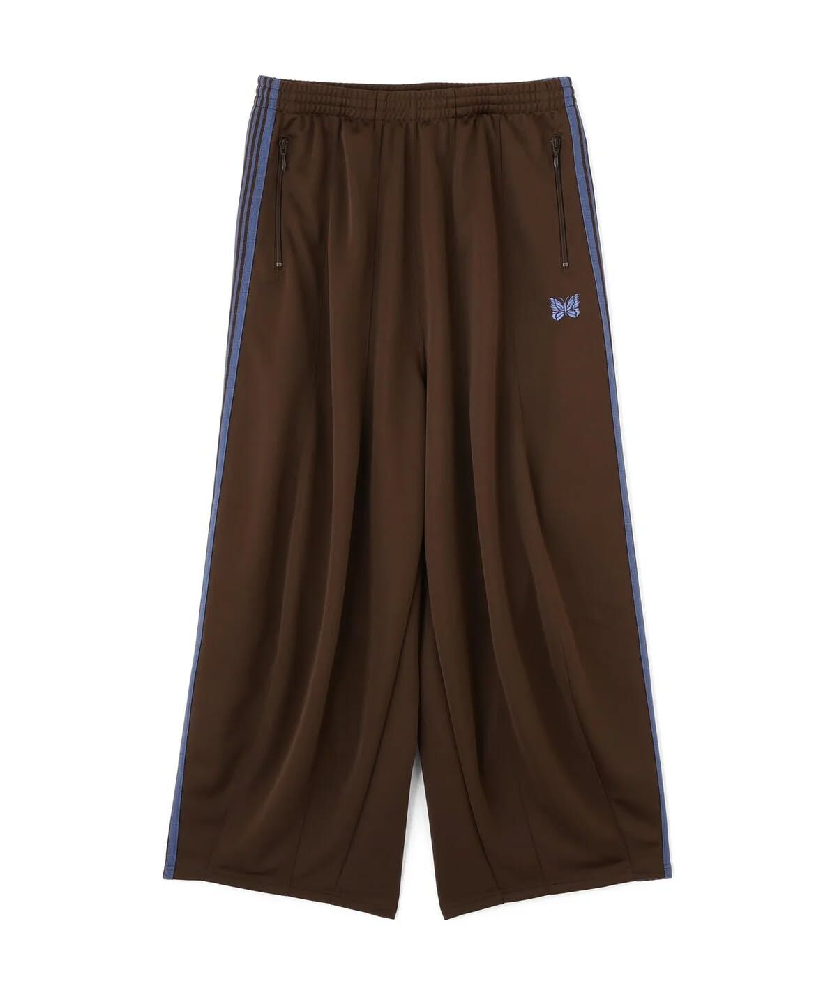 Needles H.D. Track Pant 限定別注 寬版長褲 棕藍