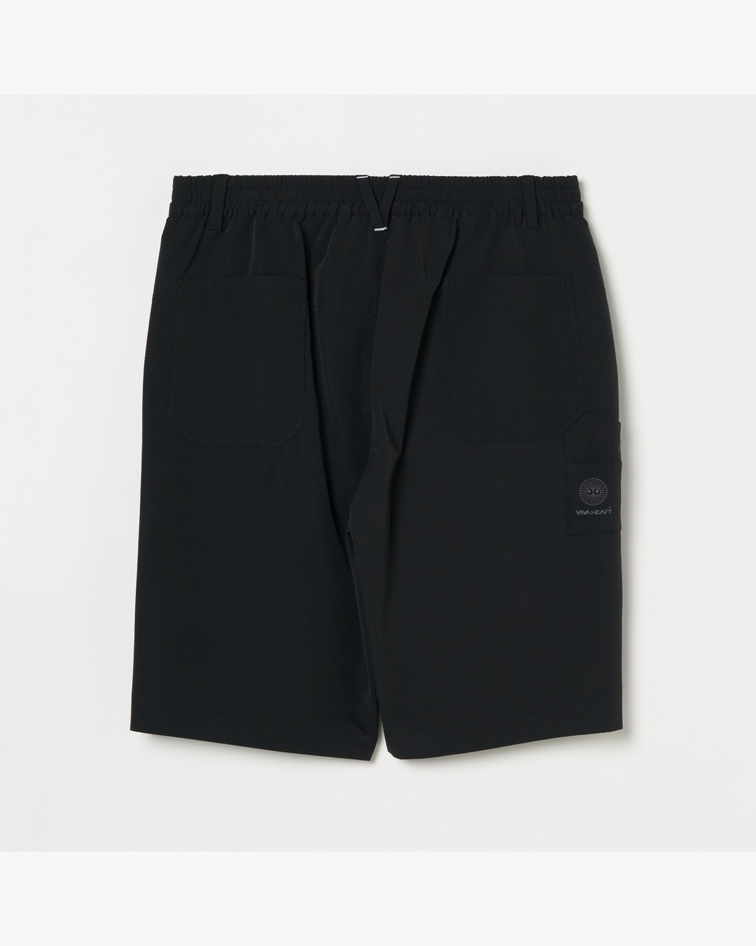 男士-泡泡紗寬版工裝短褲