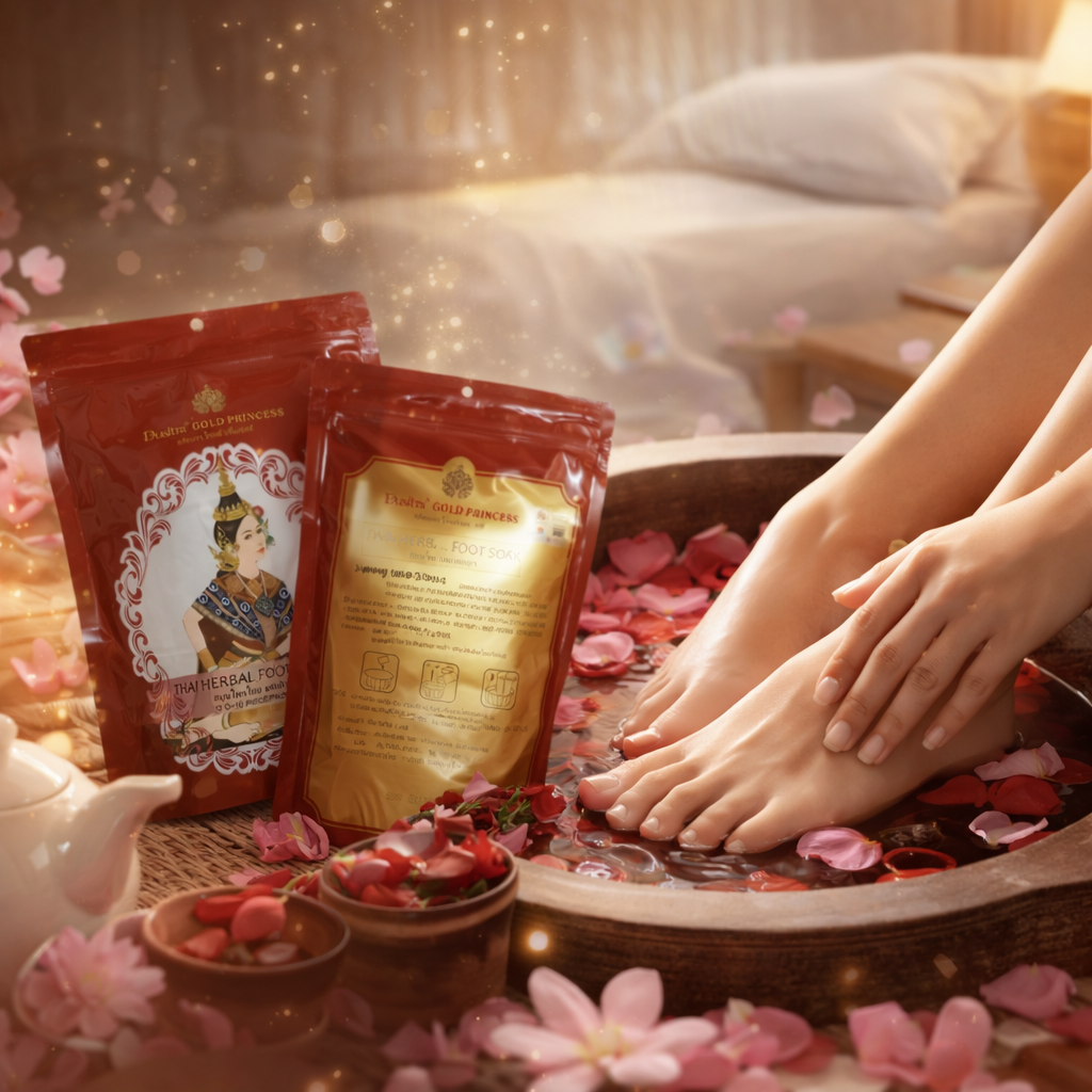 泰國 Dusitra Gold 草本泡腳包10入 泰式足浴放鬆包 居家泡腳使用