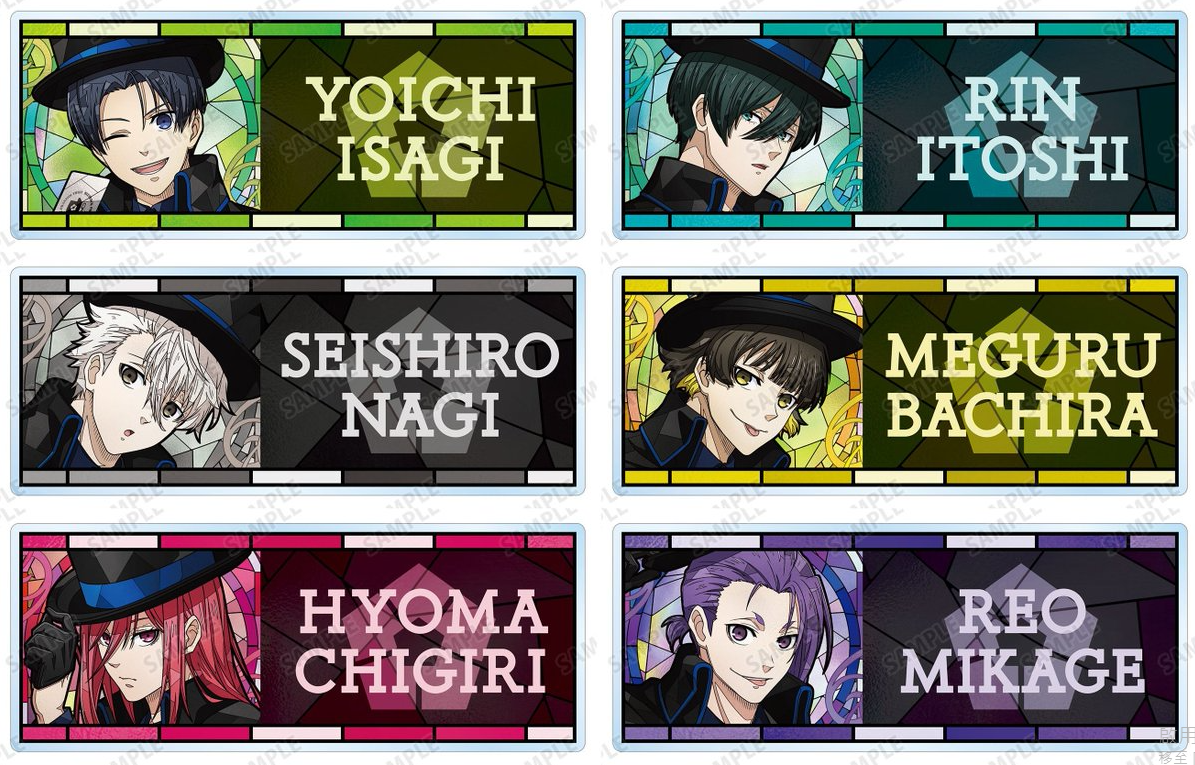 [代購][預訂] BLUELOCK 怪盜團 Aure Glass 名字襟章