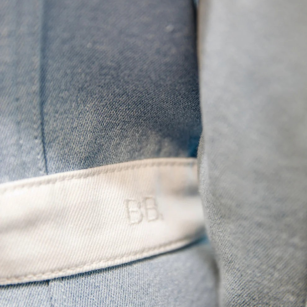 1BB0327-043 [BRIGITTE BARDOT] Gunther Two-Tone Short Jacket Blue #162610400 (EU)