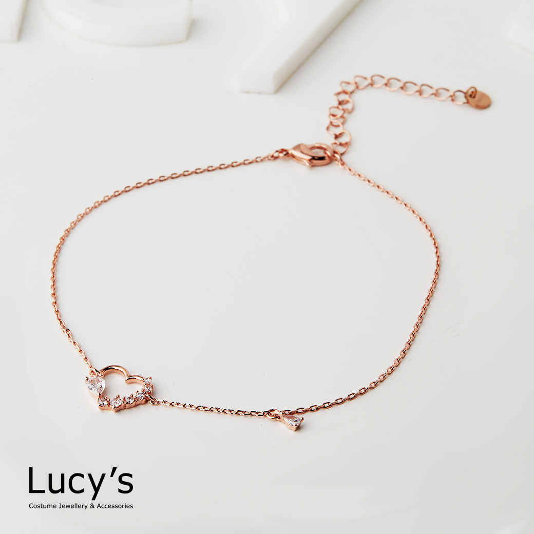 晶鑽心願 腳鍊 (二色) (130602/130604)