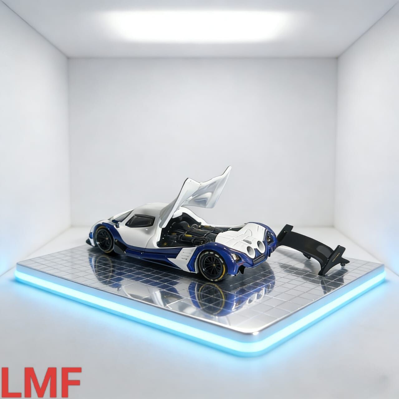 PO-$170 * LEMANFANG * 1:64 DEVEL MOTORS DEVEL16 WHITE