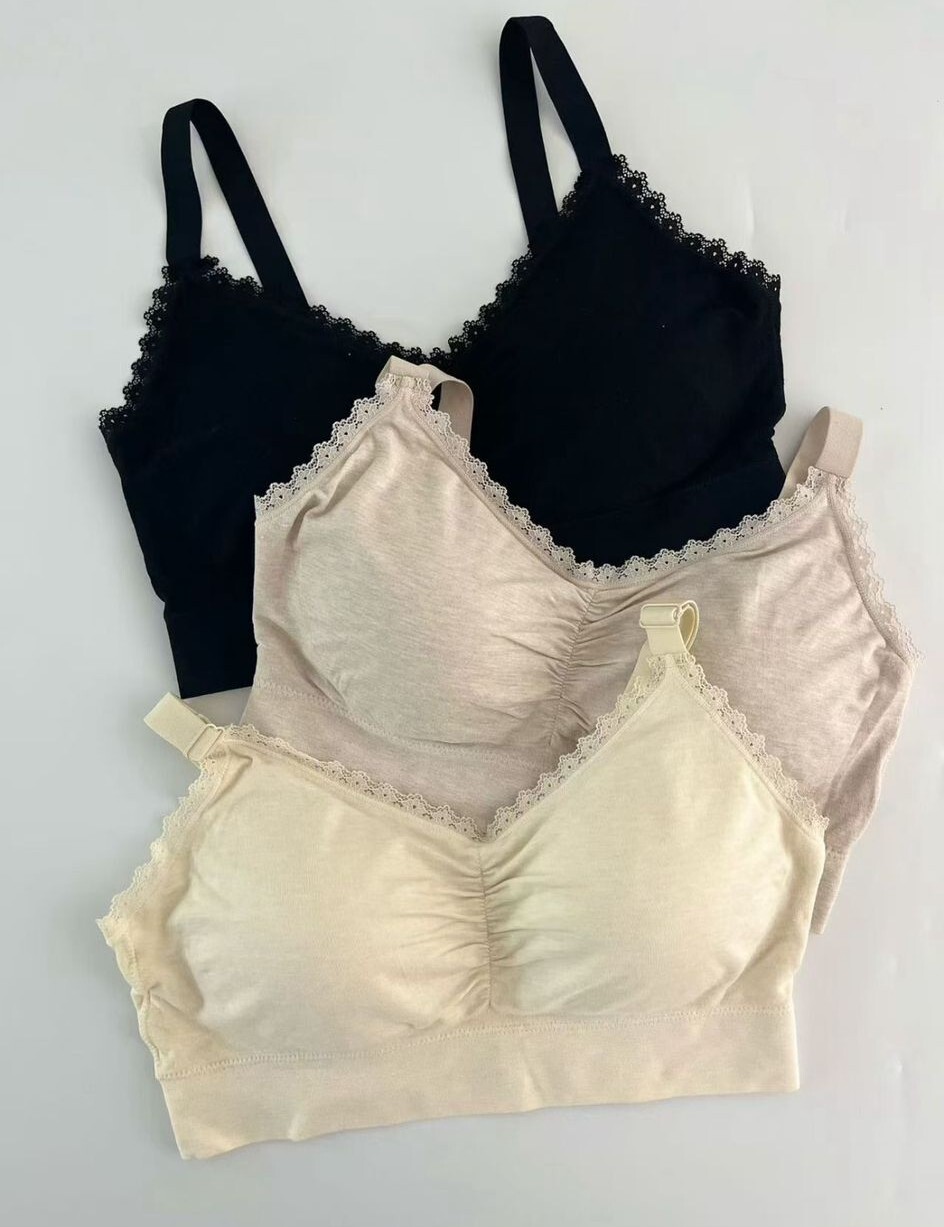 HH82 嬰兒棉 BRA TOP 建議L - XXL  大胸款 薄墊 胸30-44 長11.5 $299