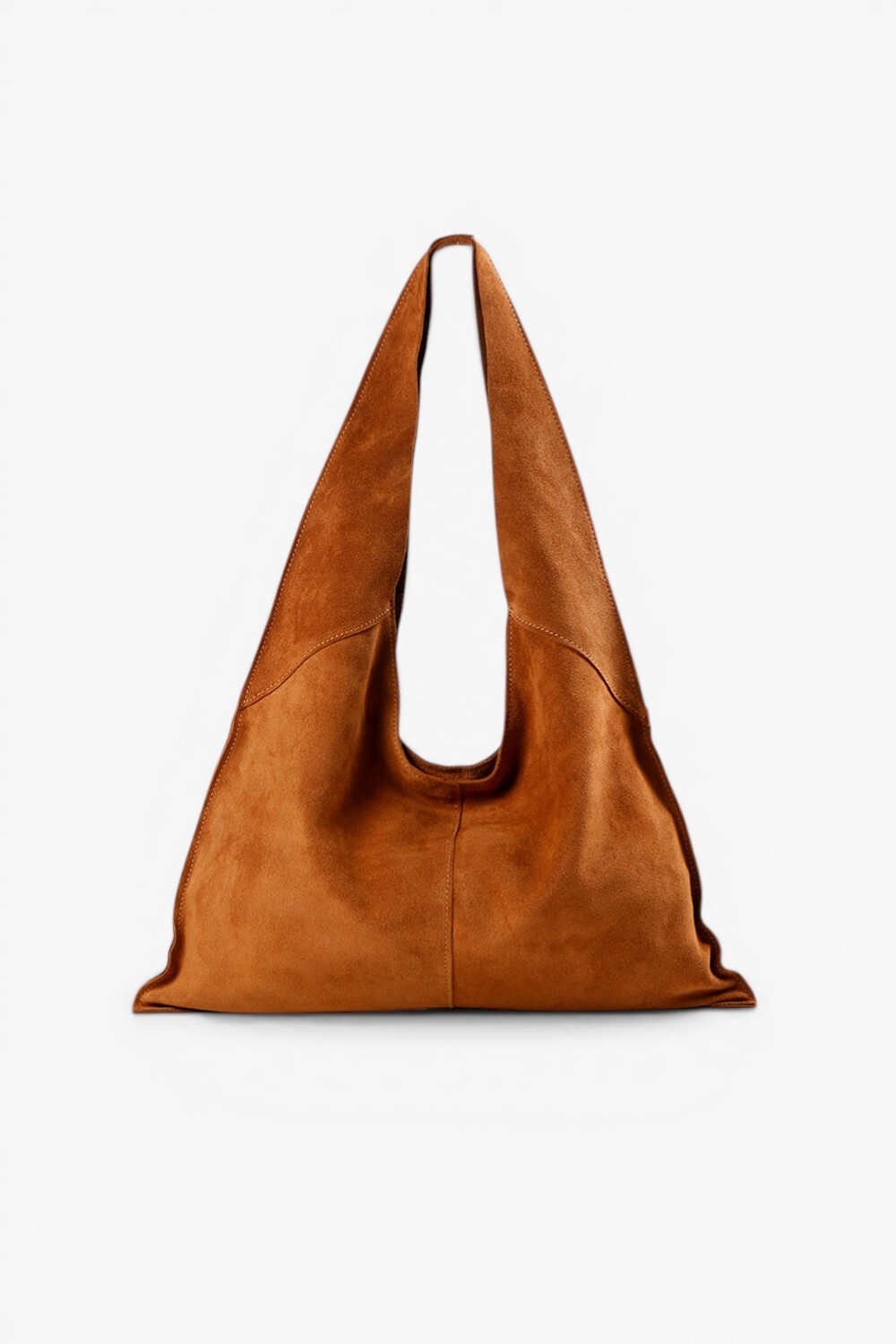 Arco 柔軟麂皮肩背包 棕色