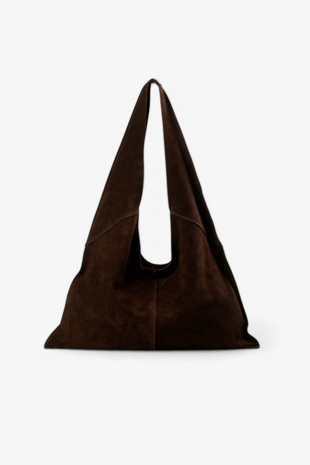 Arco 柔軟麂皮肩背包 深咖