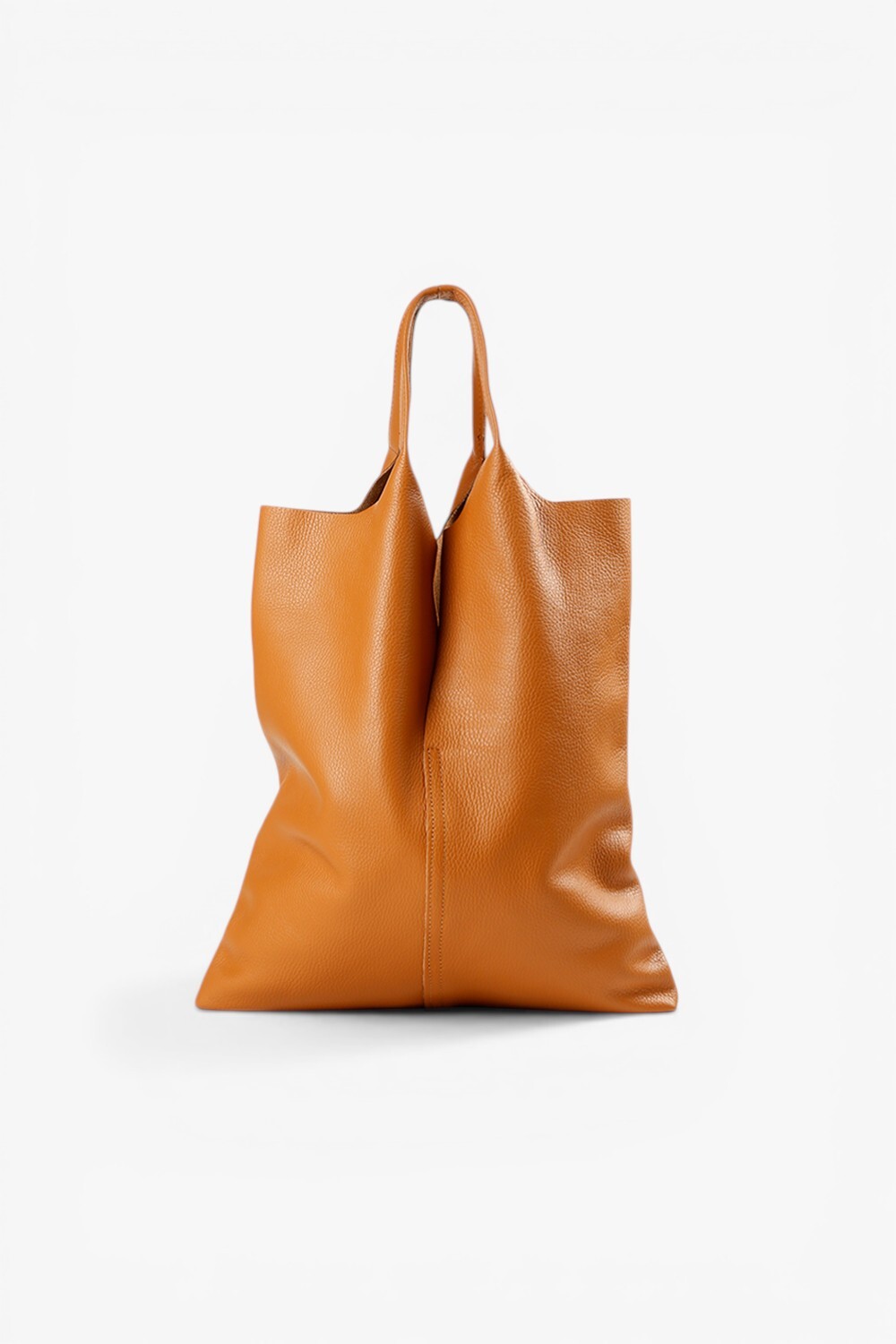 Brick 真皮方形包 棕色