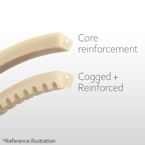 Volta PU 三角帶 - VMW / VMW-NK 95A/46D 米色