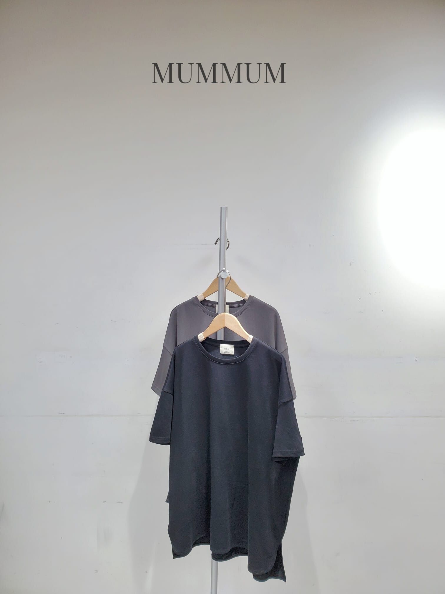 0213217a/純色小logo簡單t恤 50/50/27