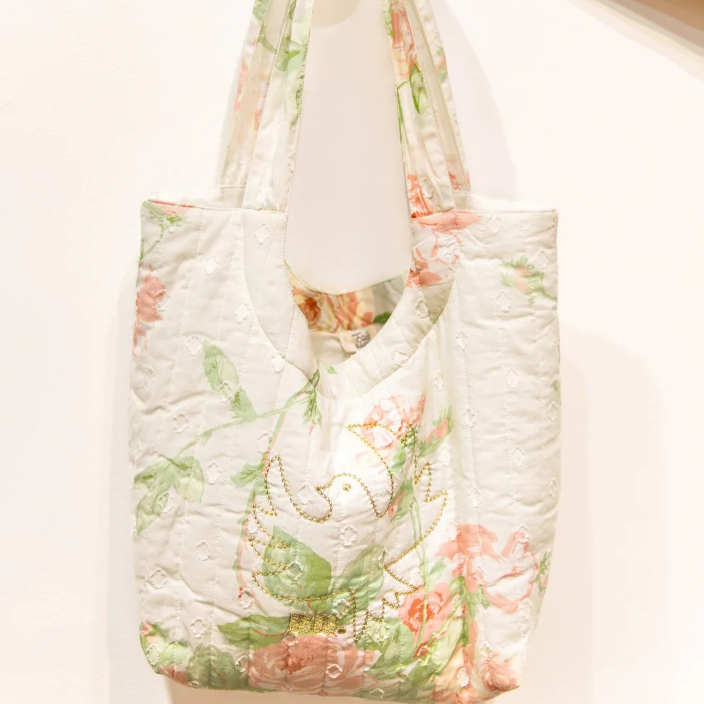 1BB0327-048 [BRIGITTE BARDOT] Bambola Print Quilted Bag Pink #112610500 (EU)