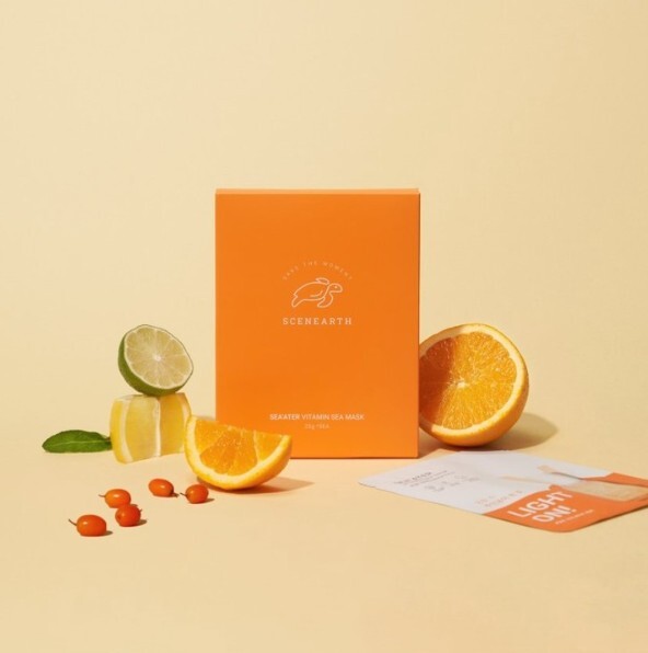 韓國 SCENEARTH 維他命海洋面膜（一組五盒共25片）