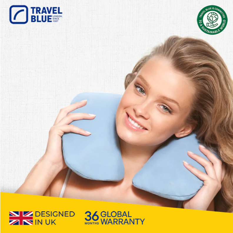 【樂森藥局】Travel Blue 藍旅 充氣式豪華U型頸枕