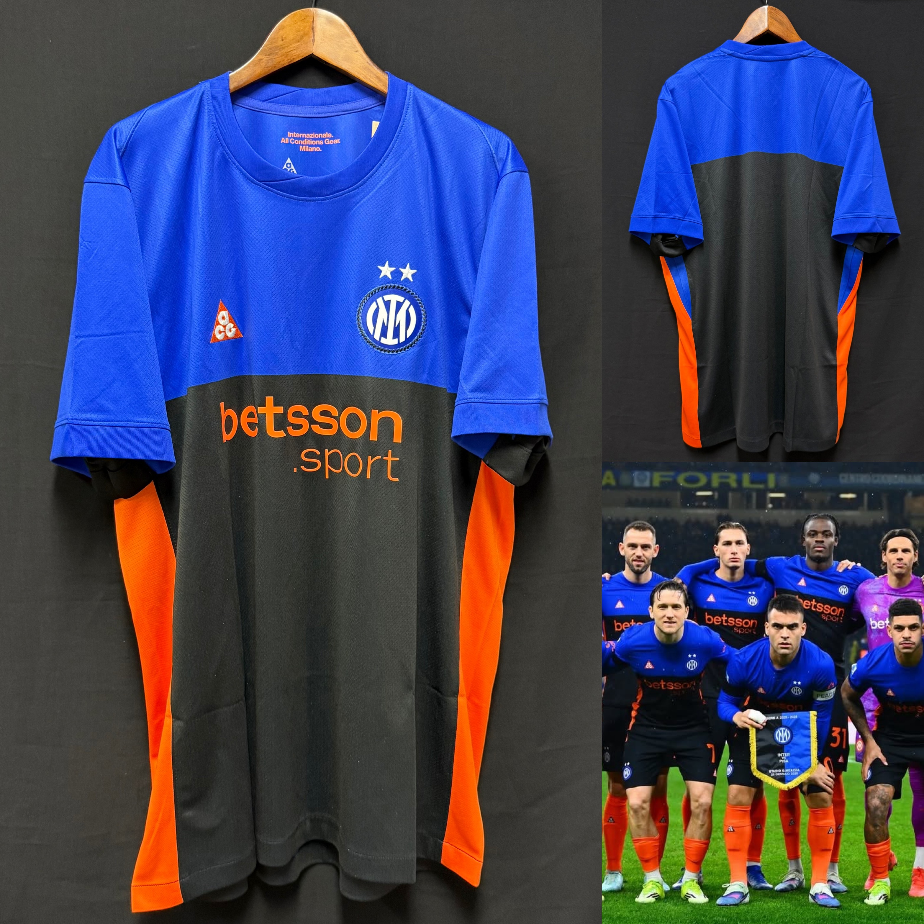 (全新有牌) 國際米蘭 2025-0026 Nike x acg 四客球衣