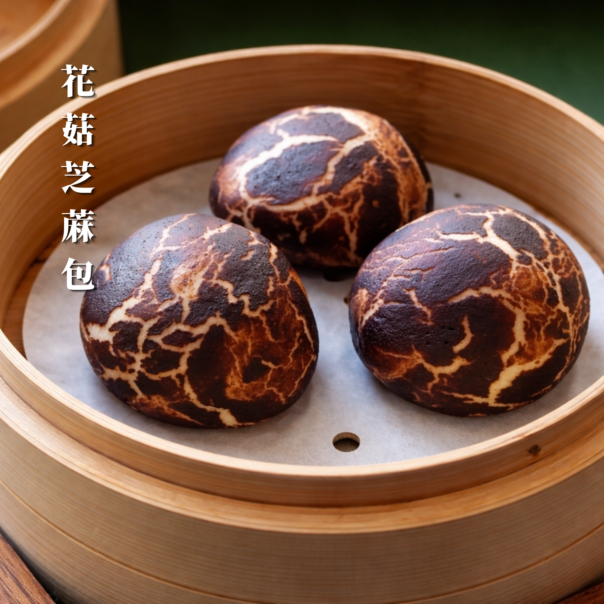 【新品上市】美食嚴選 | 花菇芝麻包