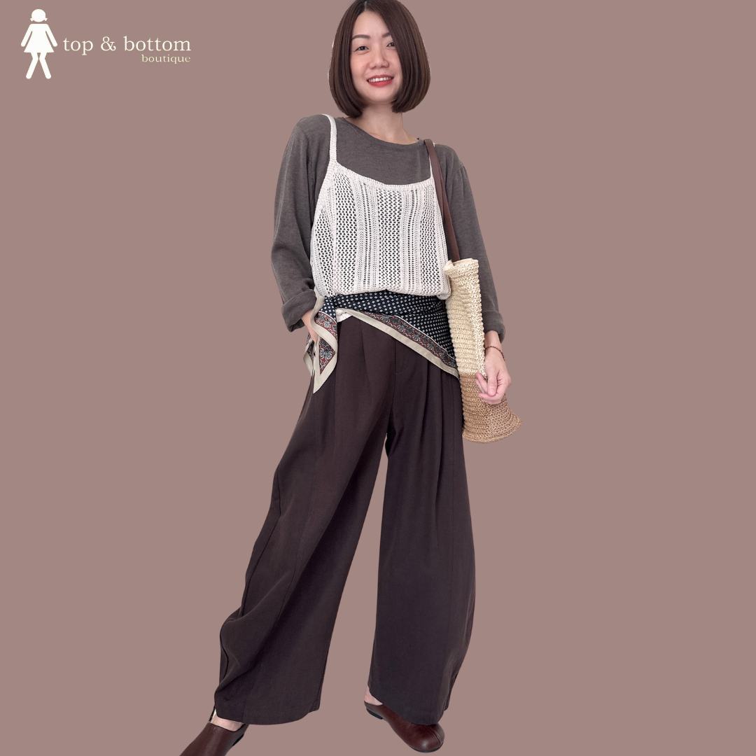 HIGH WAISTED HAREM LONG PANT