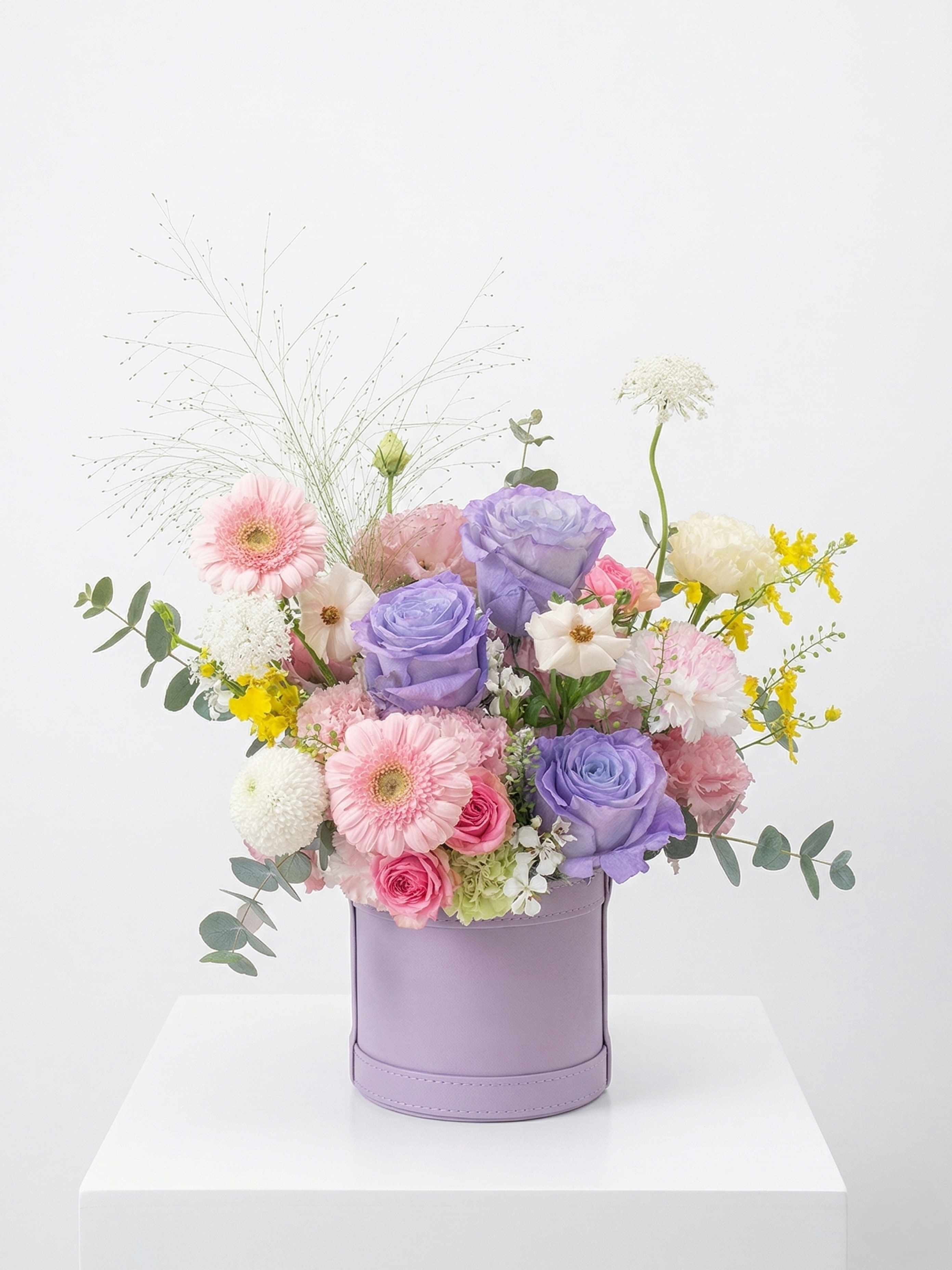 香芋紫波波 鮮花盆花 開幕花禮