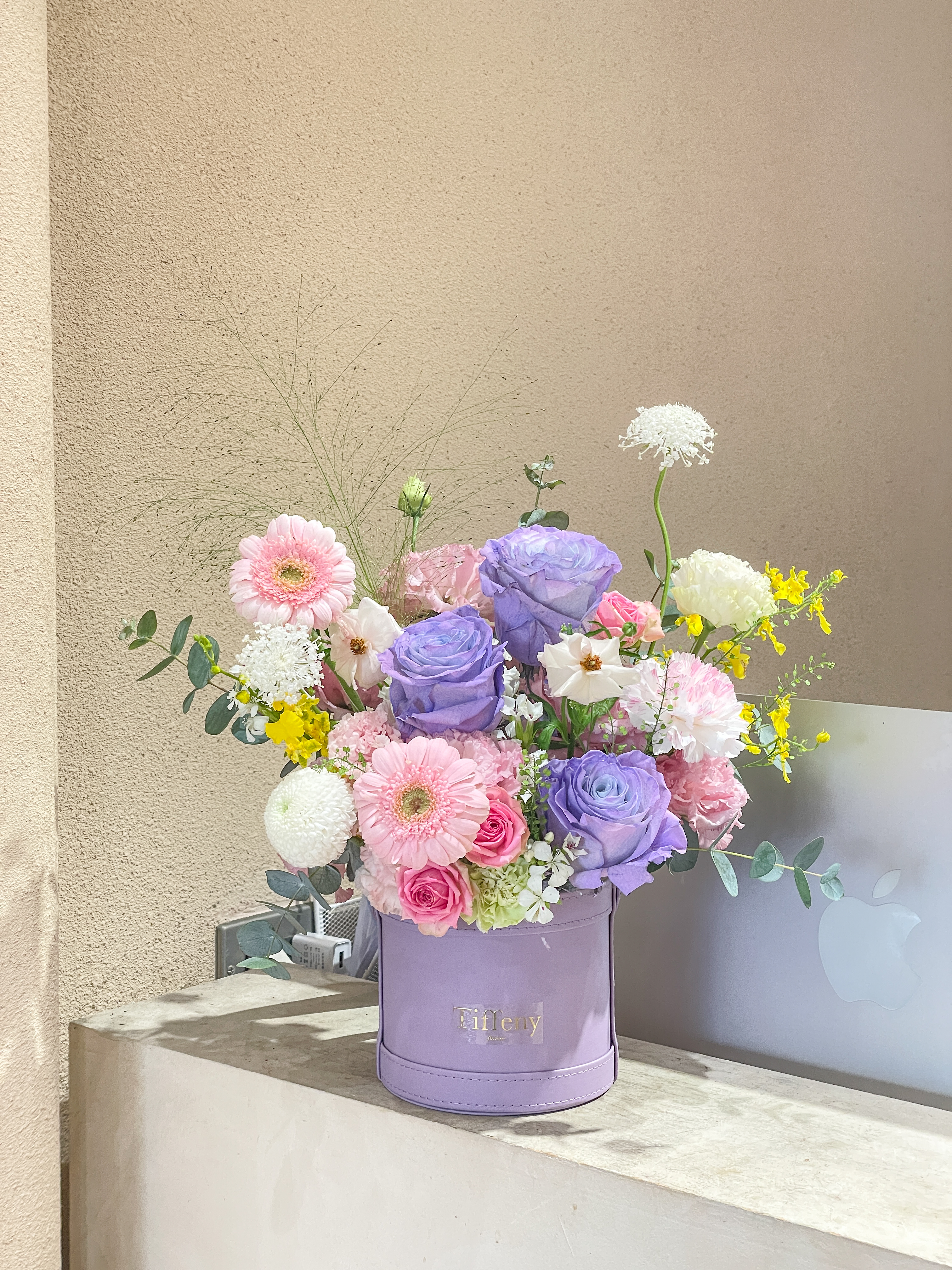 香芋紫波波 鮮花盆花 開幕花禮