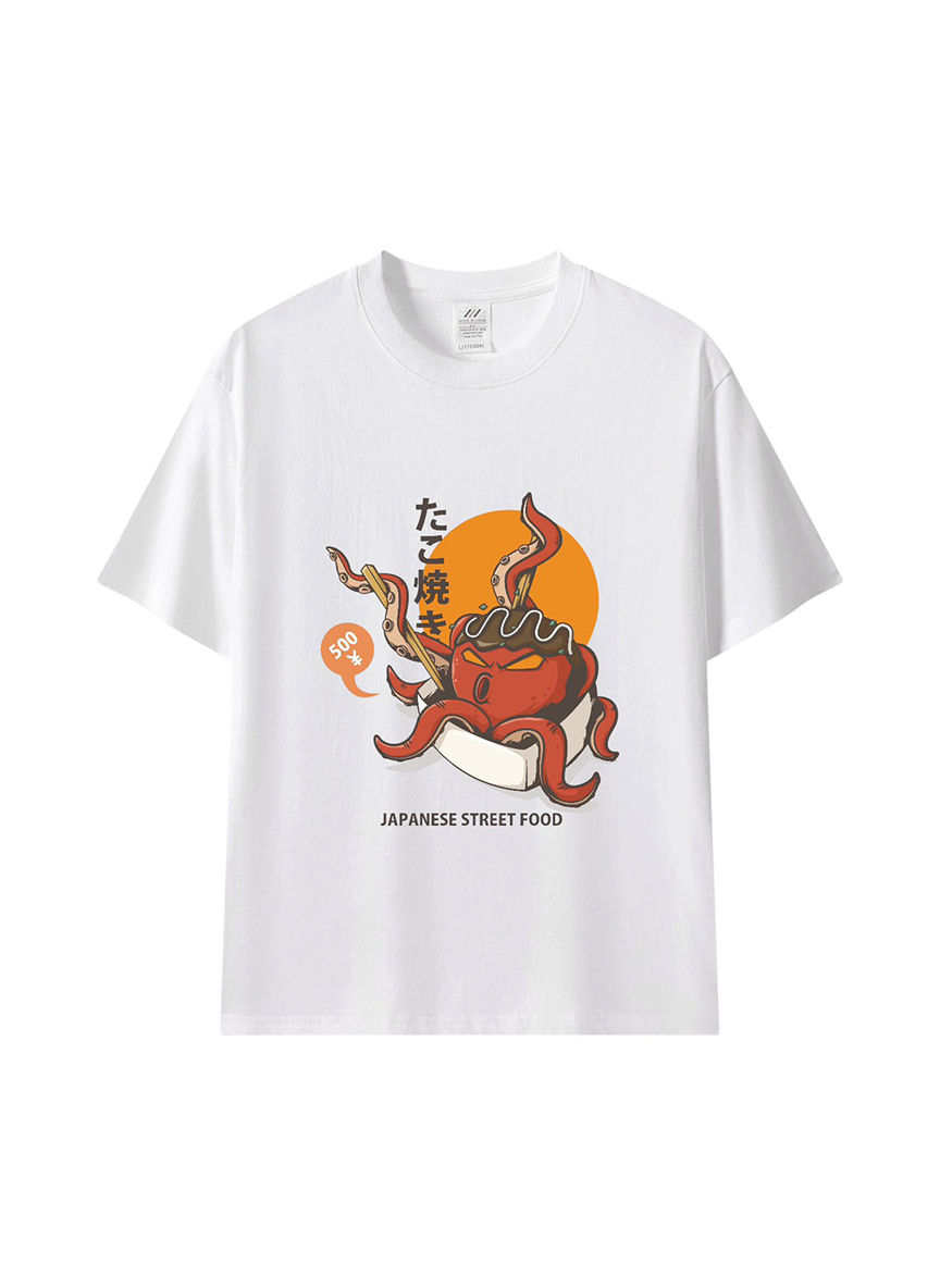 日系街頭趣味｜章魚燒插畫 T-shirt 🐙