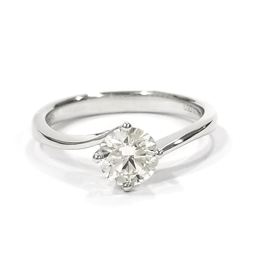 18K白金 70分實驗室培育鑽石戒指