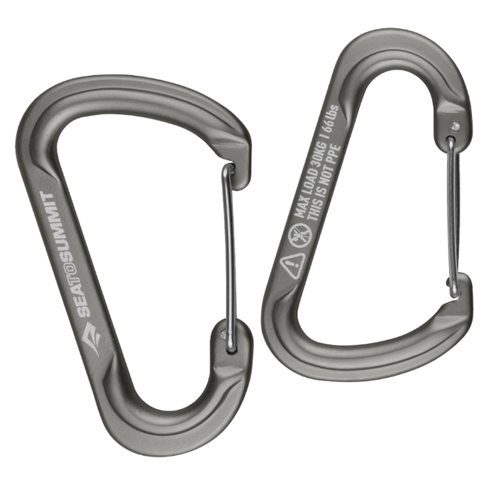 SEA TO SUMMIT 鋁合金鉤環 (鈦灰2入組)